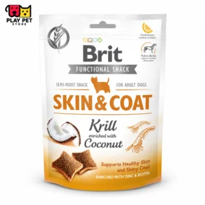 Brit Functional Snack Skin & Coat Krill — 150 g