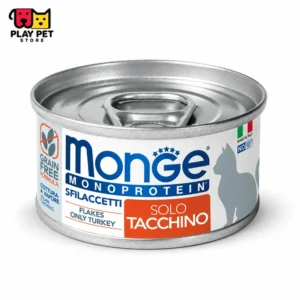 Monge Monoprotein Solo Pavo para Gatos — 80 g