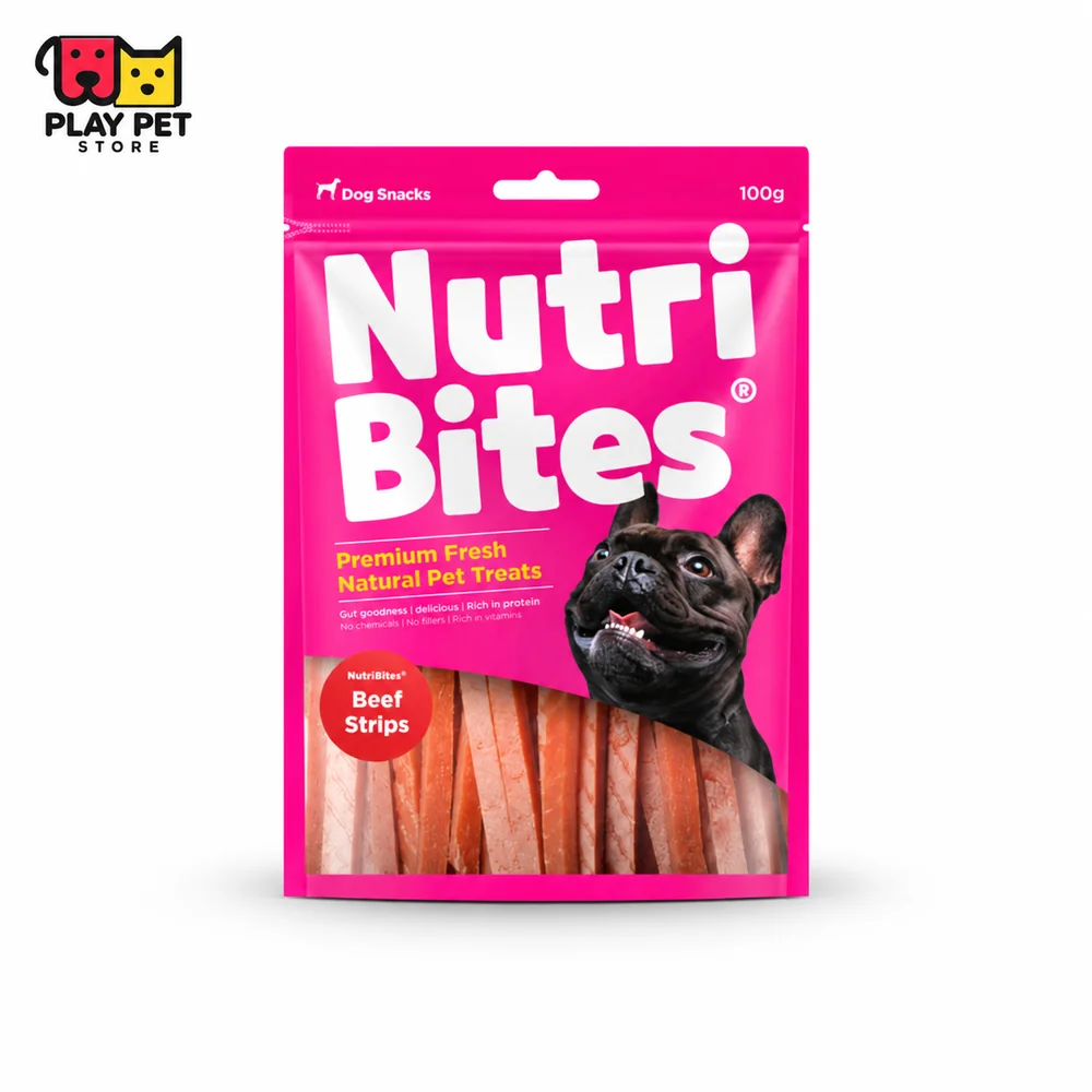 Nutri Bites Beef Strips — 100 g