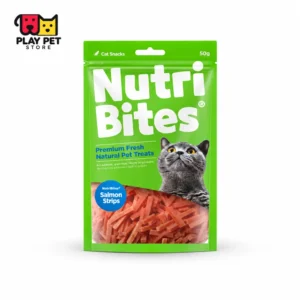 Nutri Bites Salmon Strips — 50 g